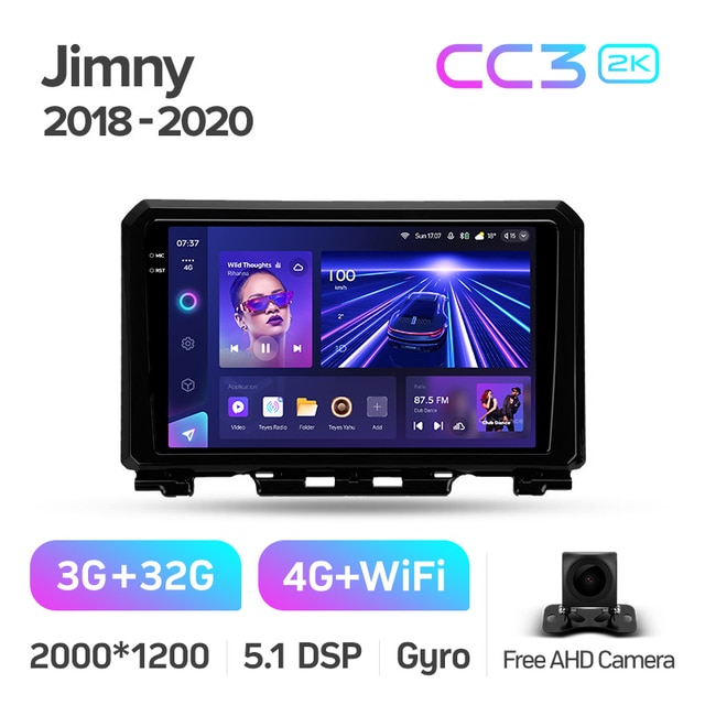 Магнитола Teyes CC3 2K 3-32 Suzuki Jimny JB64 2018 — 2020 9.0" купить в ...