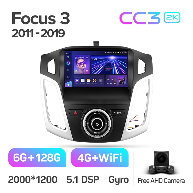 Магнитола Teyes CC3 2K 6-128 Ford Focus 3 Mk 3 2011 — 2019 9.0" купить ...
